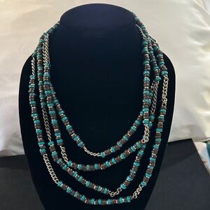 Elegant Multi-Strand Beaded Necklaces.